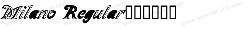 Milano Regular字体转换